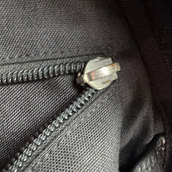 Auth SAINT LAURENT Backpack Red/Black Nylon Canvas/Leather - z4057 - Picture 14 of 16